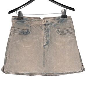 Marc Jacobs  Jean Mini Skirt Acid Wash Signature Logo Size 8